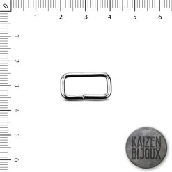 Argollas Rectangulares 21 x 11 mm