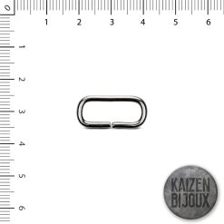 Argollas Rectangulares 22 x 10 mm