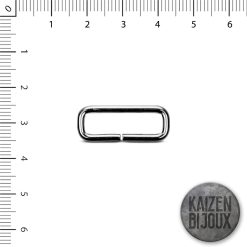 Argollas Rectangulares 25 x 10 mm (SOLO RESERVA)