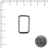 Argollas Rectangulares 25 x 16 mm
