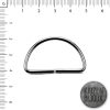 Argolla Medialunas 40 x 23 mm