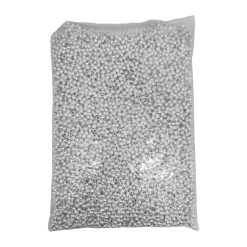 Cuenta Metal 4mm Plateada