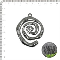 Dije Caracol liso rustico