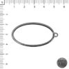 Dije Silueta Oval 50 x 26mm