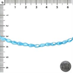 Gota Mini Cristal Celeste Bebe Tornasolado