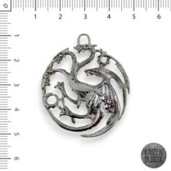 Dije Dragón de 3 cabezas