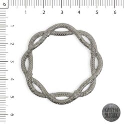 Argollas Serpientes trenzadas