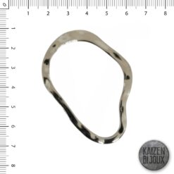 Argolla oval irregular 40mm