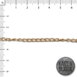 Alternative view of Cadena Alu finita Dorada ROLLO