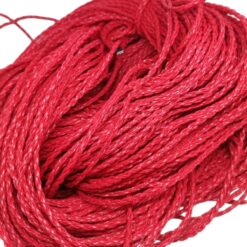 Cuerina Trenzada Roja 3mm