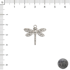 Dije Libelula con ctro para piedra