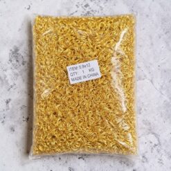 Argollas 12mm Dorado