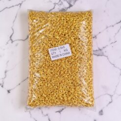 Argollas 9mm Dorado Fuerte